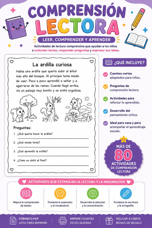 📚 Lográ que tu hijo aprenda mientras se divierte (¡sin pantallas!).